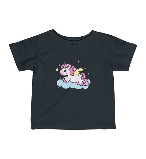 Flying Miss Unicorn  Girl Tee